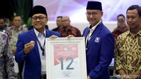Nomor 12 dipegang oleh PAN.