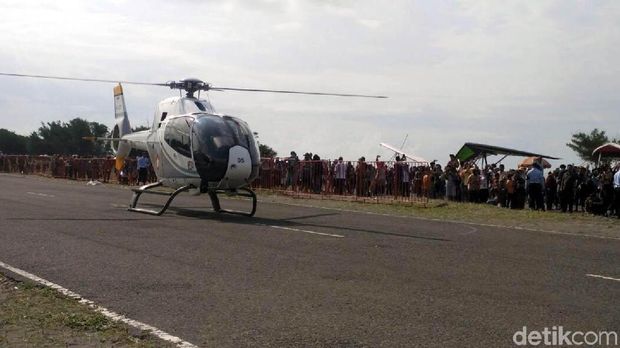 Naik Heli, Sri Sultan HB X Ikut Meriahkan JAS 2018