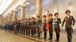Momen Peringatan Kelahiran Mendiang Ayah Kim Jong Un