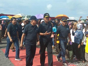 Naik Heli, Sri Sultan HB X Ikut Meriahkan JAS 2018