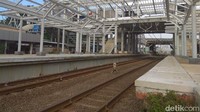 Begini penampakan terkini proyek Stasiun Cakung, Minggu (18/2/2018).