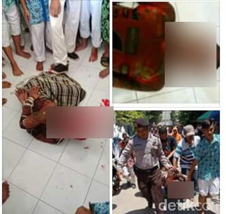 Viral Penyerangan Pria Tak Dikenal ke Kiai di Lamongan Viral Penyerangan Pria Tak Dikenal ke Kiai di Lamongan