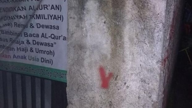Tanda Panah di Tiang Dikaitkan Isu Penyerangan Ulama, Ini Faktanya