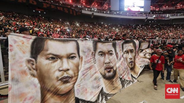 The Jakmania selalu memadati Stadion GBK ketika Persija bertanding.