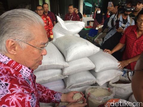 Mendag cek kualitas beras di Cipinang