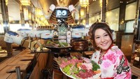 Mengusung konsep restoran AYCE, Hajime Robot Restaurant menyediakan berbagai macam makanan khas Jepang. Mulai dari shabu-shabu hingga yakiniku.  Foto: Istimewa