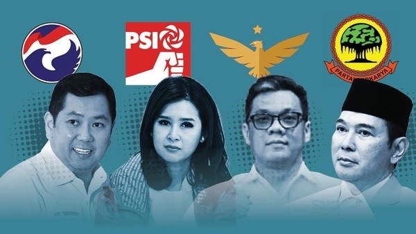 Peta Dukungan Capres Partai Baru di Pilpres 2019