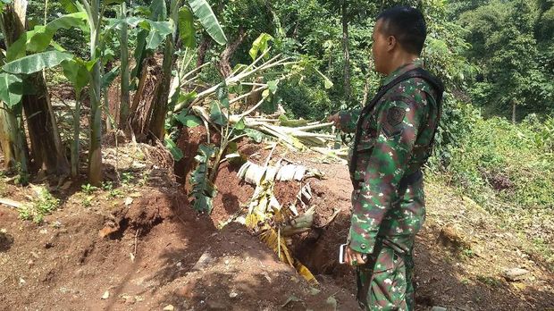 Pergerakan Tanah di Desa Gemulung Lebak, 10 Rumah Terancam Longsor