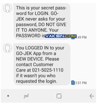 Penipuan Hadiah Go-Jek 