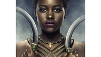Karakter Nakia yang diceritakan sebagai kekasih dari Black Panther dalam film produksi Marvel, Black Panther. Nakia diperankan oleh Lupita Nyongo. (lupitanyongo/Instagram)