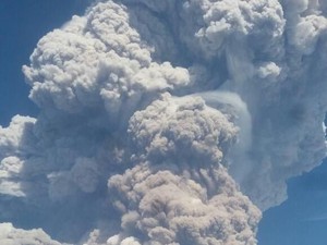 Aceh Tenggara Kena Dampak Abu Vulkanik Gunung Sinabung