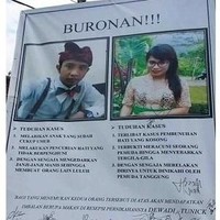 Undangan pernikahan ‘Buronan’ ini menjadi viral karena bentuknya yang benar-benar beda dari lainnya. Kedua calon mempelai ditulis sebagai buronan lengkap dengan hal-hal yang dituduhkan kepada mereka. Foto: Instagram