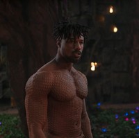 Erik Killmonger dikisahkan sebagai villain dengan rasa dendam membara pada TChalla, alter ego Black Panther. Ia diceritakan memiliki kekuatan setara Black Panther. Foto: istimewa