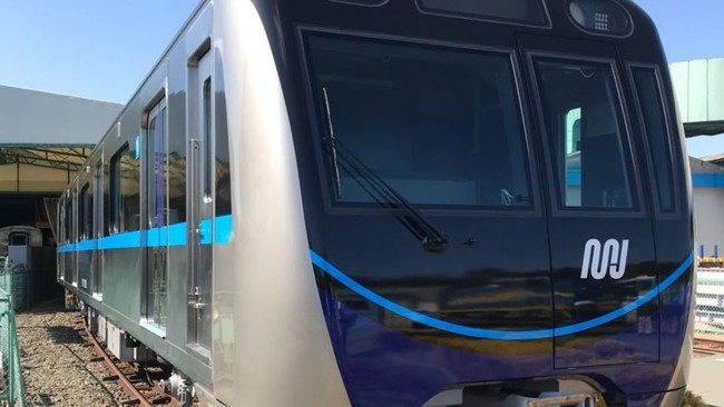 Kereta MRT Jakarta Siap Dikirim Pakai Kapal Laut dari Jepang