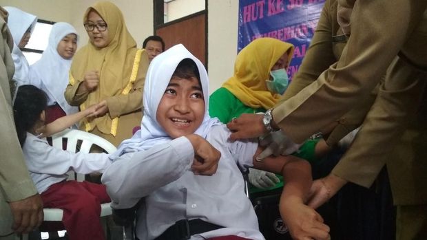 Takut Diimunisasi Difter, Siswa SLB di Trenggalek Lari ke Kamar Mandi 