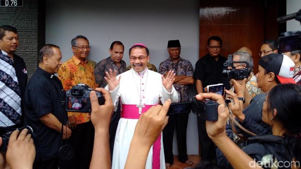 Sampaikan Terima Kasih Uskup Agung Semarang Sowan Buya Syafii