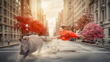 Dia menggunakan gambar hasil scan sebuah majalah dan foto ayahnya. Foto: Nemanja Sekulic