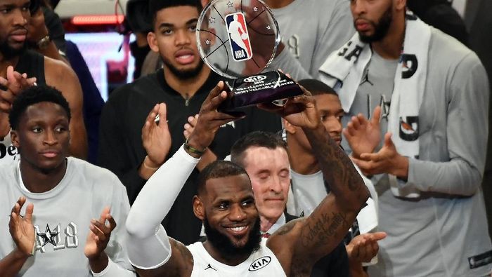 LeBron James jadi MVP All-Star 2018 (Richard Mackson-USA TODAY Sports) LeBron James jadi MVP All-Star 2018 (Richard Mackson-USA TODAY Sports)