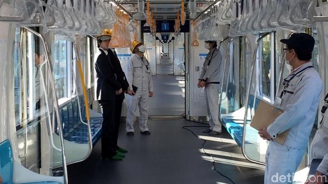 Kereta MRT Jakarta Siap Dikirim Pakai Kapal Laut dari Jepang