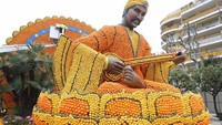 Festival tahunan ini bisa kamu lihat di Meton, di wilayah selatan Prancis. (AFP)