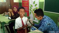 Geli atau sakit? (Foto: Erliana Riady/detikcom)