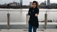 Grace Natalie pernah pergi ke Massachusetts, AS dan berfoto-foto. Di sana dia mengikuti Executive Education Program (gracenat/Instagram)