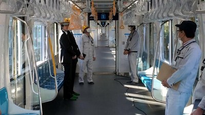 Dibuat di Jepang, Begini Daleman Kereta MRT Jakarta
