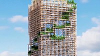 Setelah selesai dibangun, gedung ini tidak hanya menjadi tertinggi di dunia, tapi juga di Jepang.Istimewa/Inhabitat.