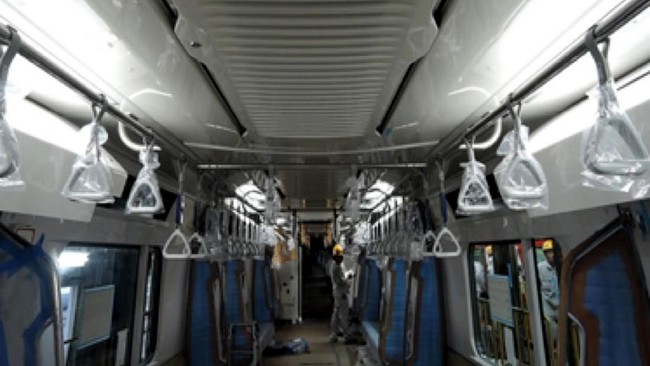Kereta MRT Jakarta Siap Dikirim Pakai Kapal Laut dari Jepang