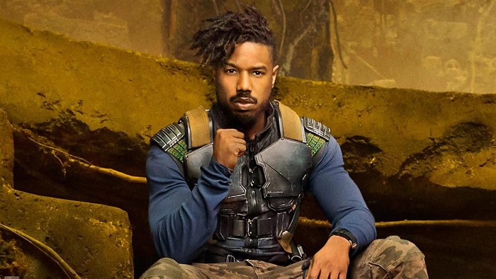 Michael B Jordan, pemeran Erik Killmonger di Black Panther. Foto: Istimewa Michael B Jordan, pemeran Erik Killmonger di Black Panther. Foto: Istimewa