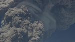 Penampakan Erupsi 5 Km Gunung Sinabung