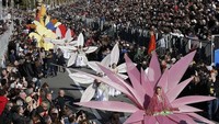 Festival ini berlangsung selama 20 hari, mulai dari tanggal 18 Febuari hingga tanggal 4 Maret 2018 nanti. Setiap harinya festival ini akan diramaikan dengan berbagai parade. Foto: NEWS.CN