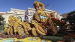 Megah dan Meriah! Festival Lemon Tahunan ke-85 di Prancis Bertema Bollywood
