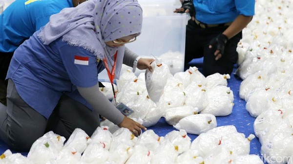 Ini 1,37 Ton Sabu yang Disita BNN