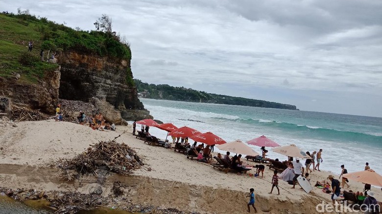 Potret Pantai Dreamland kini (Masaul/detikTravel) Potret Pantai Dreamland kini (Masaul/detikTravel)