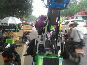 Penampakan Google Street View Direkam Pakai Motor Butut