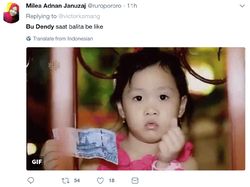 Meme Lucu Bu Dendy Sebar Duit Ramai Bertebaran