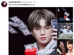 Meme Lucu Bu Dendy Sebar Duit Ramai Bertebaran