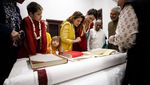 Kompaknya PM Kanada dan Keluarga Kunjungi Tempat Mahatma Gandhi