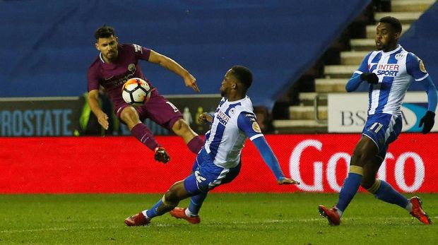 Manchester City kalah 0-1 dari Wigan Athletic di Piala FA pada pekan lalu.