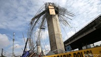 Garis polisi telah dipasang di lokasi.