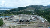 Pembangunan stadion ini memang disiapkan untuk menyambut penyelenggaraan pekan olahraga nasional (PON) yang bakal digelar di Papua pada 2020 mendatang.
