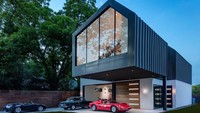 Proyek rumah garasi ini dikerjakan oleh Tim Matt Fajkus Architecture. Istimewa/Charles Davis Smith.