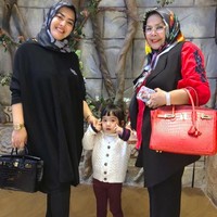 Tas Hermes memang menjadi favorit keluarga Syahrini, tak terkecuali ibunya. Pada foto ini sang ibu terlihat bergaya memakai tas Hermes Birkin yang harganya mencapai Rp 1 miliar. Foto: Instagram