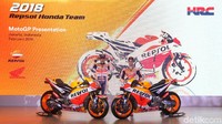 Secara resmi Tim Repsol Honda yang digawangi oleh Dani Pedrosa dan Marc Marquez diperkenalkan dan siap mengarungi ajang Moto GP 2018.