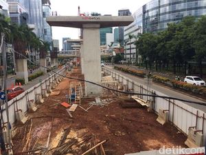 Konstruksi LRT Jabodebek Tetap Jalan, Tapi Non Layang