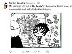 Meme Lucu Bu Dendy Sebar Duit Ramai Bertebaran