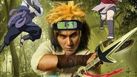 Walah ini malah jadi Naruto. Foto: Dok. Instagram/vinogbastian__