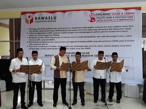 Beri Like ke Paslon, 2 Pemilik Akun Fb Dipanggil Panwaslu Madiun
