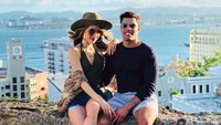 Cinta Laura dan sang kekasih kala sedang menikmati momen bersama. Foto: Instagram Frank Garcia